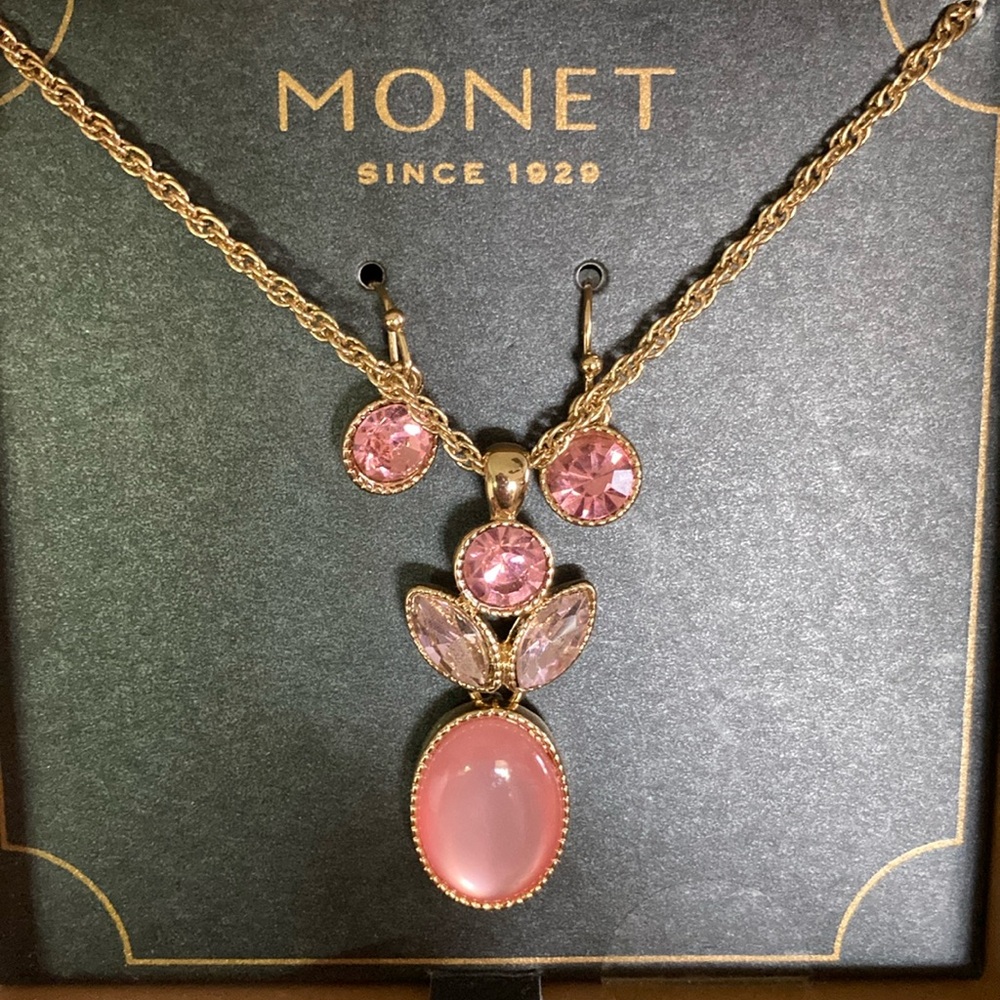 Pink costume jewelry